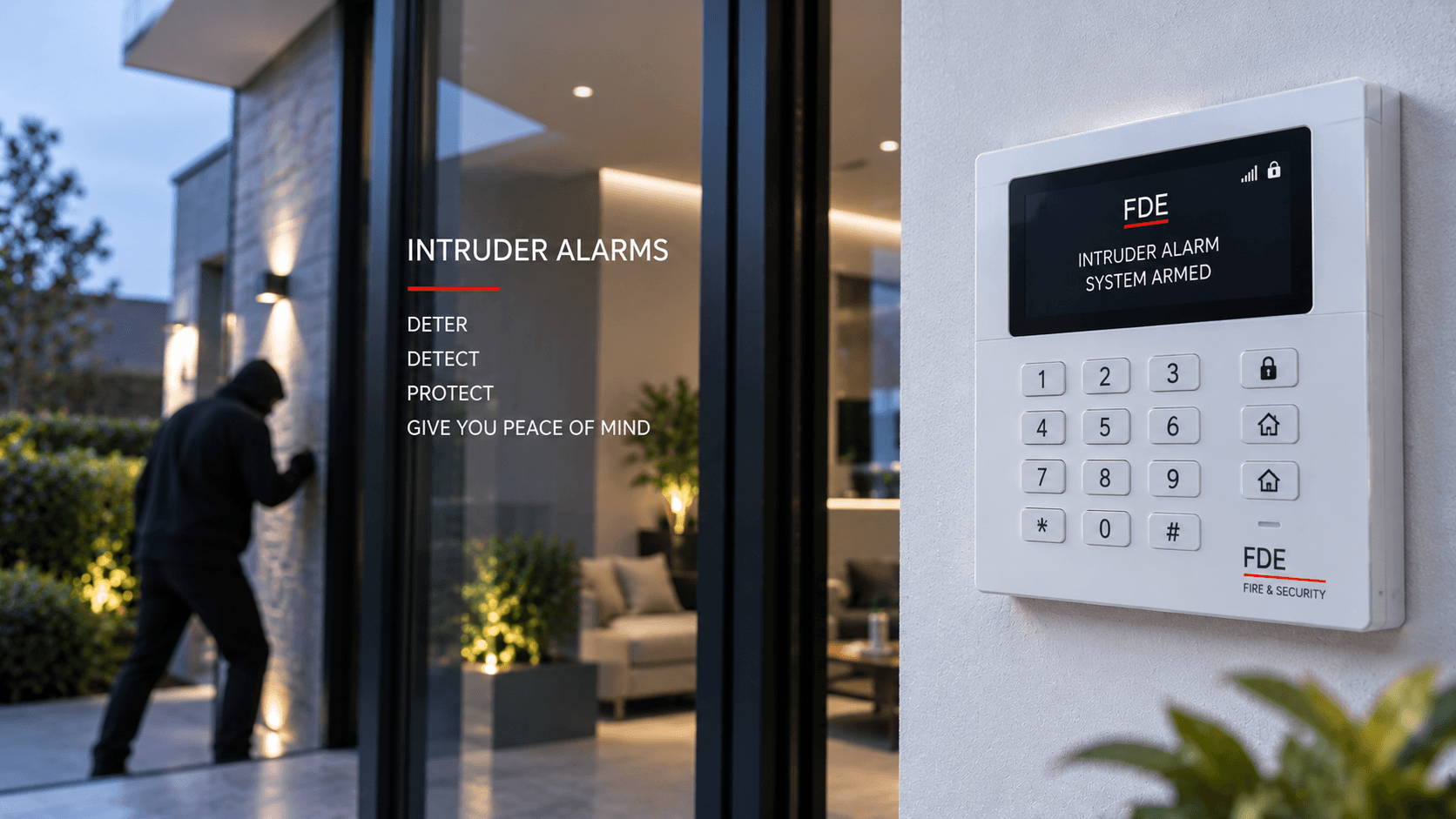 Intruder alarm system equipment