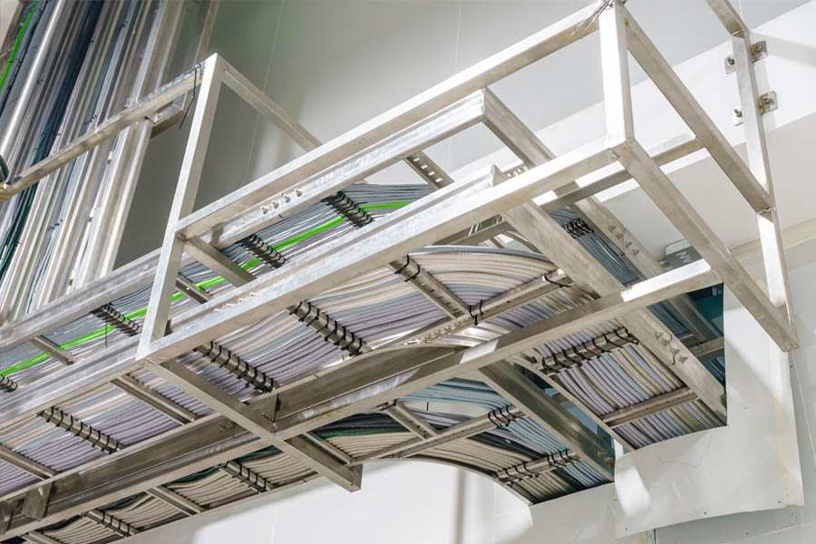 Cable tray installation